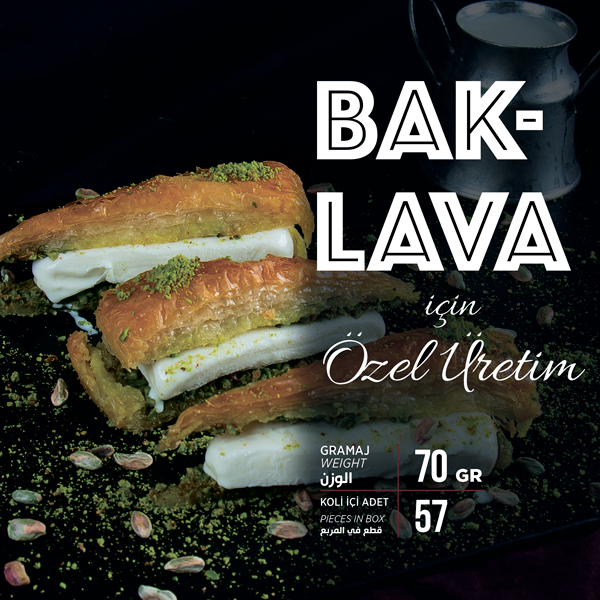Baklava İçin Özel Üretim